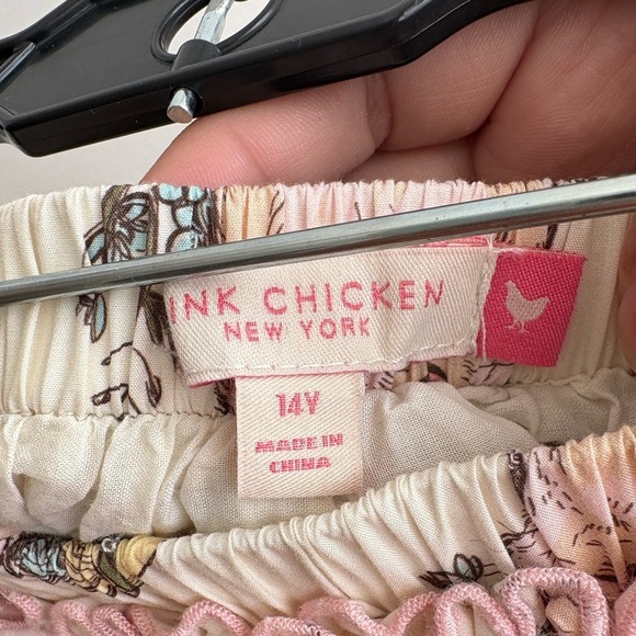 Pink Chicken Girls Gianna Skirt Bunny Friends Easter Size 14Y - Picture 8 of 12